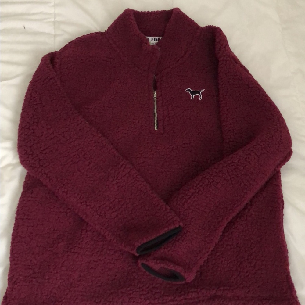 Victoria’s Secret Sherpa Quarter Zip NWT